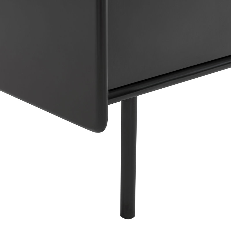 Tulle 60" Wide Tv Console, Black