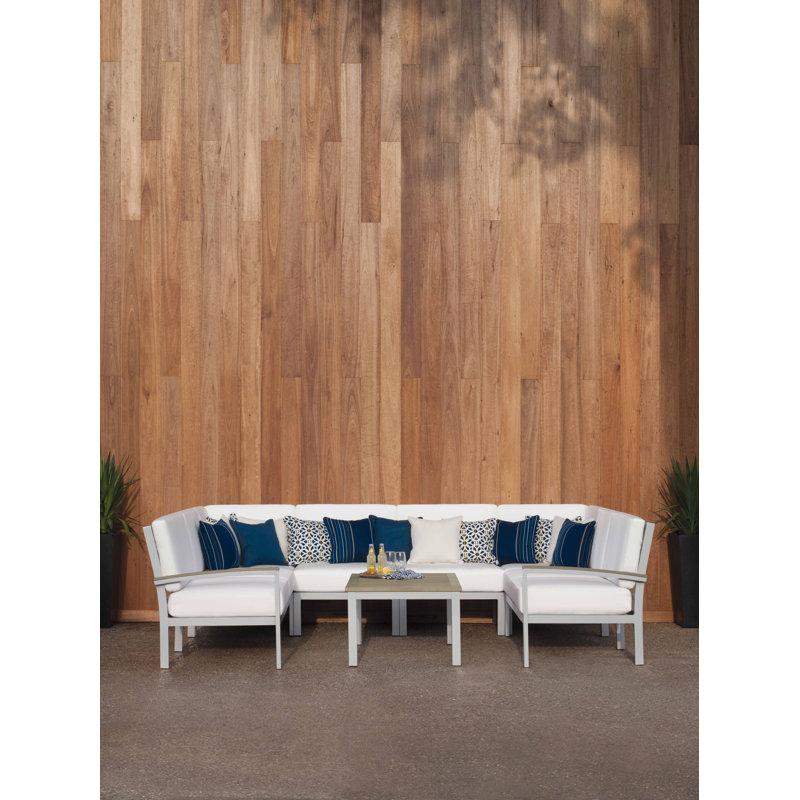 Travira Modular Corner Seat, Eggshell White