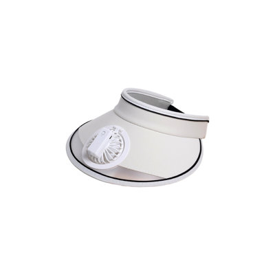 Kbndieu Hat with Fan for Women - Fan Visor Hat - Three Gear Mediation and Large Area Sun Protection