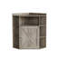 Corner Storage Shelf With USB Ports And Outlets Industrial Organizer-1819786975