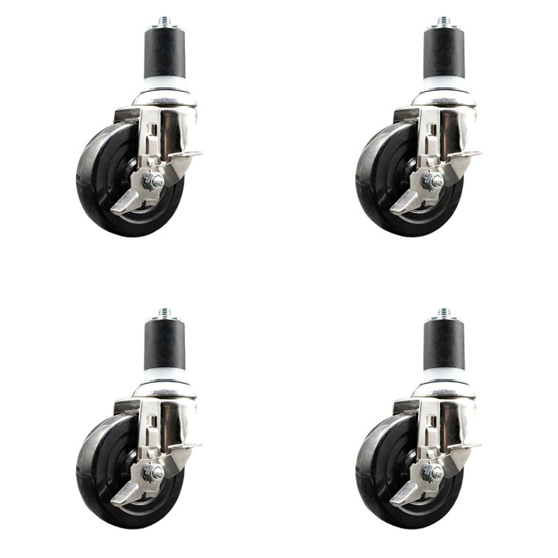Soft Rubber Swivel Caster