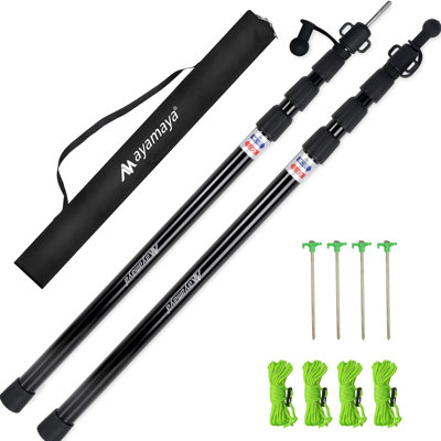 Telescoping Tarp Poles, Camping Tent Poles Replacement