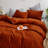 Solid Color Comforter Dark Color 3 PCs Bedding Set Deep Color Bed Comforter Set-115667181-115922242