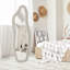 Aleaya Fabric Half-circle Mirror-1886018918-1886018937
