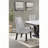 2pc Light Gray Finish Side Chair