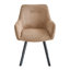 Linen Blend Upholstered Armchair-676442138-676442117-676442116
