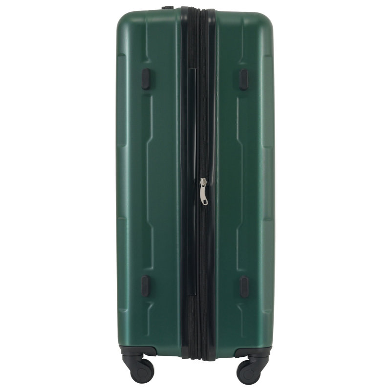 Ensemble de 2 valises avec sacs Valise à roulettes extensible ABS avec serrure TSA 20 pouces + 28 pouces