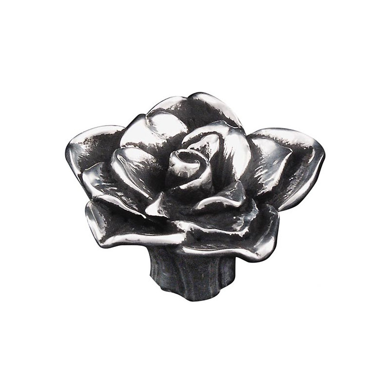 Carlotta Novelty Knob, Antique Silver