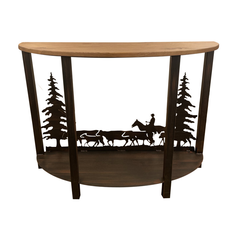 Table de canapé Burnt Sienna / Stain