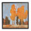 Brillantes feuilles d'orange, saison dorée, arbres, paysage abstrait-66842758-66842757