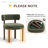 Upholstered Solid Wood Dining Chair Side Chair-1993658749
