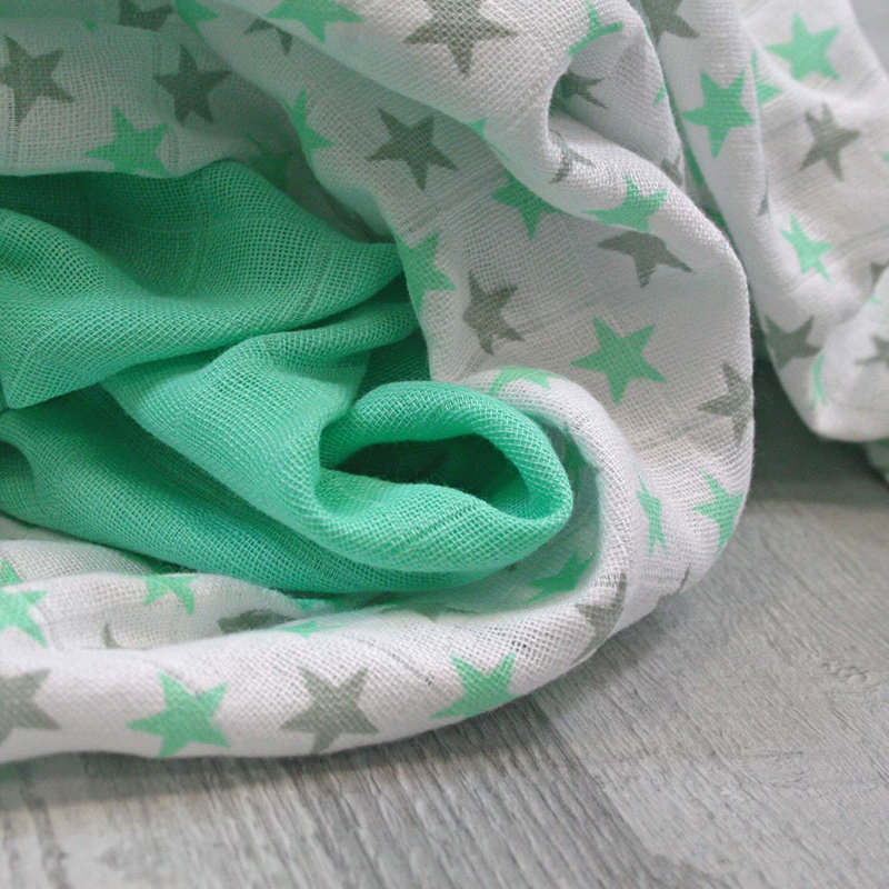 Maisonneuve Cotton Baby Blanket, Mint