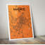 Madrid City Map - No Frame Print-459937445