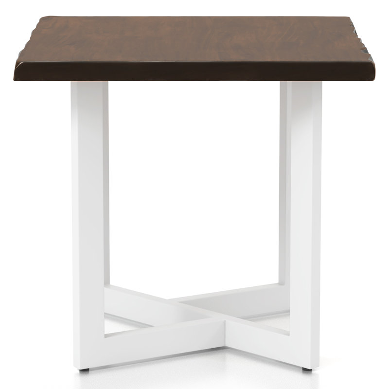 Kevion Solid Wood Top End Table