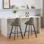 Tabouret de comptoir pivotant rembourré en cuir avec dossier haut (ensemble de 2)-1062960128-1062960130-1062417567