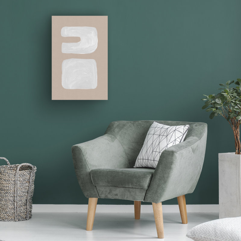 Art sur toile «Brun Orara Studio» Mid-Century III, H 12 po x l 19 po