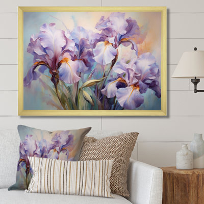 Rose, mauve, iris, impression romantique VI