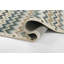 Erin Gates by Momeni Abbot Hand Tufted Wool Zig Zag Blue Area Rug 5' X 8'-1104153014