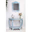 Vivienne Bone Inlay Demilune Console Table