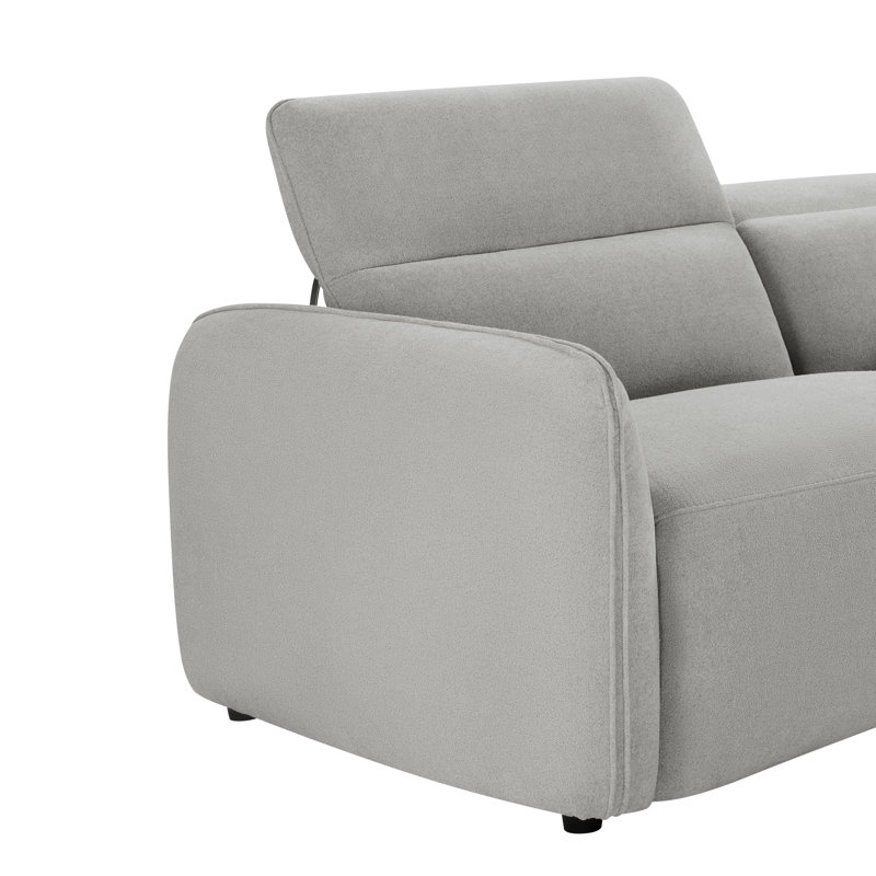 Canapé inclinable rembourré 87,4 po Bayne, Elite Dove Performance