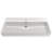 BOCCHI Milano 18.3'' Fireclay Rectangular Bathroom Sink with Overflow-90558848-90558849