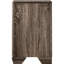 Table de chevet 2 tiroirs au fini taupe délavé, forme rectangulaire, structure, double tiroir pour les essentiels de chambre à coucher, 23,5 po de largeur et 16,5 po de profondeur avec couleur, fabrication, grande capacité, 27 po de hauteur