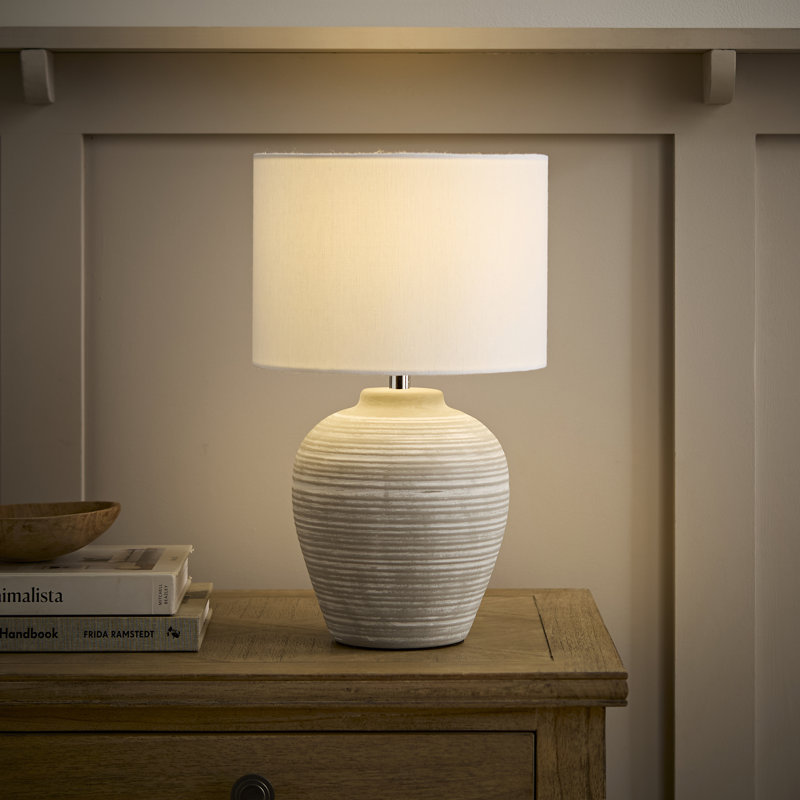 Takefumi Ceramic Table Lamp, 37.5cm H x 22cm W x 22cm D