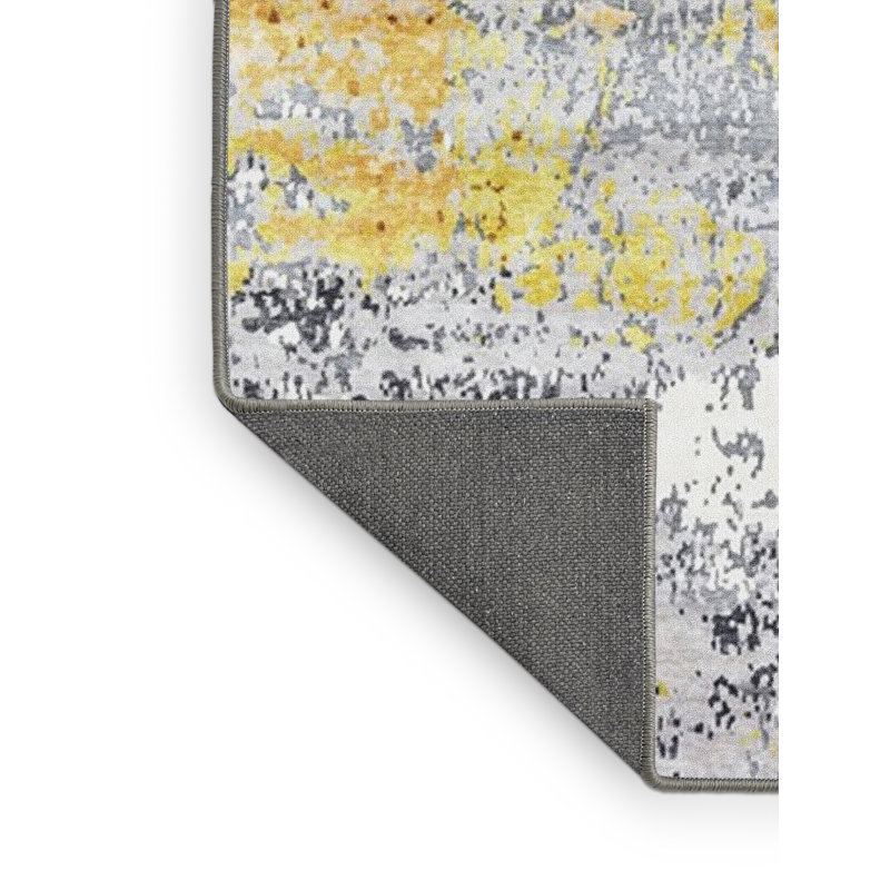 Tapis abstrait gris, Rectangle 8 pi x 12 pi