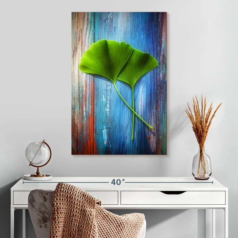 Harnek Gingko Green Leaves, 30" H x 20" W