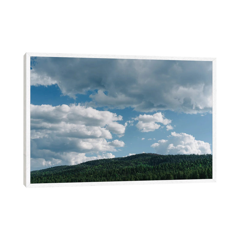 Enchanted Circle Scenic Byway III by Bethany Young - Print on Canvas, 66.04cm H x 101.6cm W x 3.81cm D, White Framed