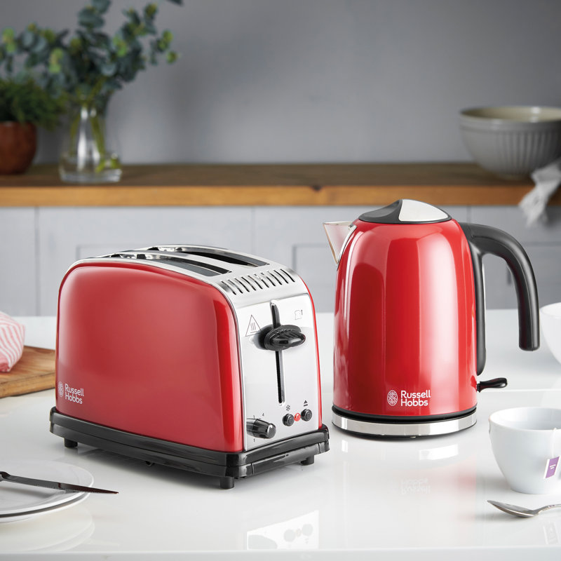2-Slice Colours Plus Toaster, Red