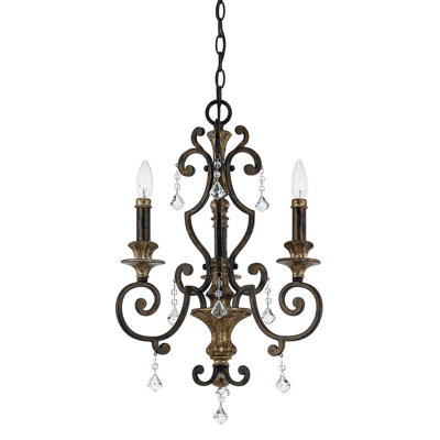 Banville 3 - Light Candle Style Chandelier