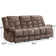 Edilmar 83.1'' Wide Contemporary and Overstuffed Manual Reclining Sofa with Wide Backrest