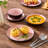  24-Piece Gray Reactive Glaze Ceramic Dinnerware Set for 6-40093334