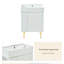 Ensemble de meuble-lavabo 21,6 po