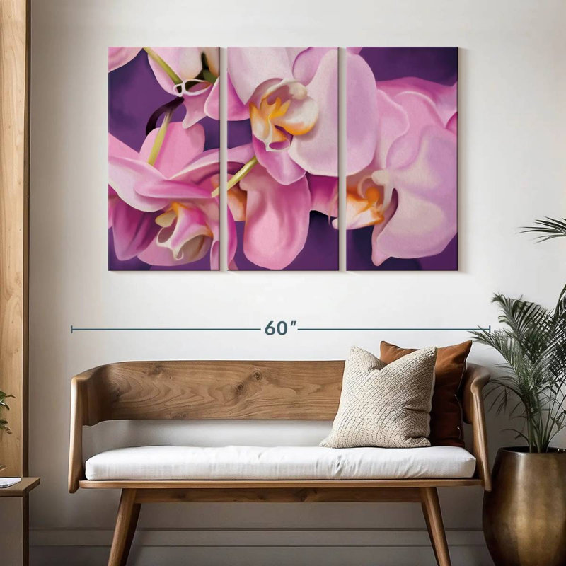 Orchidées ravissantes Harnek, H 32 po x l 50 po