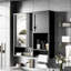 Armoire murale de salle de bain avec miroir - 30,15 po x 28,74 po, tablette réglable, peu encombrante, tablettes modernes de 7,27 po, verre Hd, économie-35598510