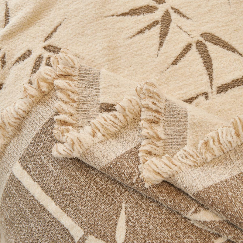 Housse de protection pour canapé Slip, H 1 po x l 150 po x P 71 po, Beige/brun