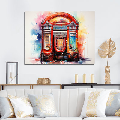 " Jukeboxe Retro Resonance Pointillism I "