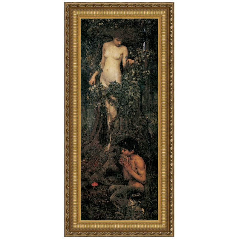 " A Hamadryad, 1893 " by John William Waterhouse, 21.25" H x 13.25" W x 1.875" D