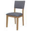 Chaise d'appoint rembourrée (ensemble de 2)