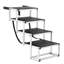 Escalier pour chien pour voiture 4 marches pliables pour chien en aluminium pouvant supporter jusqu'à 150 lb