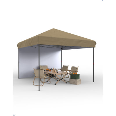 Feet Instant Pop-Up Canopy Tent, 1 Removable Sidewalls Rectangular