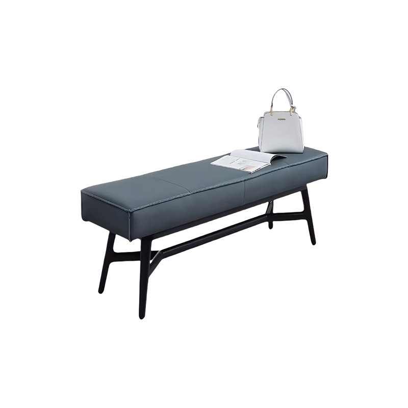 Misal Faux Leather Upholstered Bench, 17.71" H x 51.18" W x 16.53" D