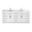Meuble-lavabo double Gavino 84 avec comptoir-1889166093