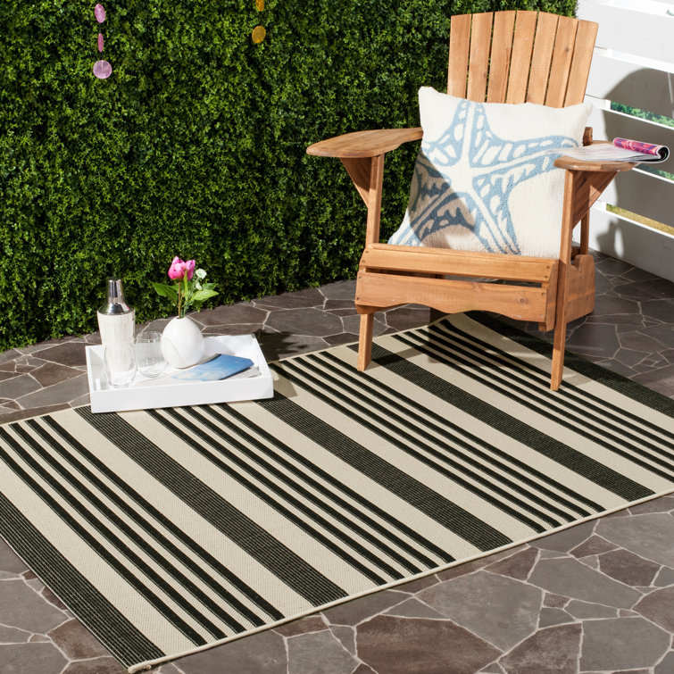 Camellia Striped Indoor / Outdoor Area Rug