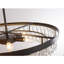 Lustre en cristal 6 lumières 24 po Kloie