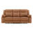 90.55'' Top Grain Genuine Leather Modern Dual-Motor Power Reclining Sofa