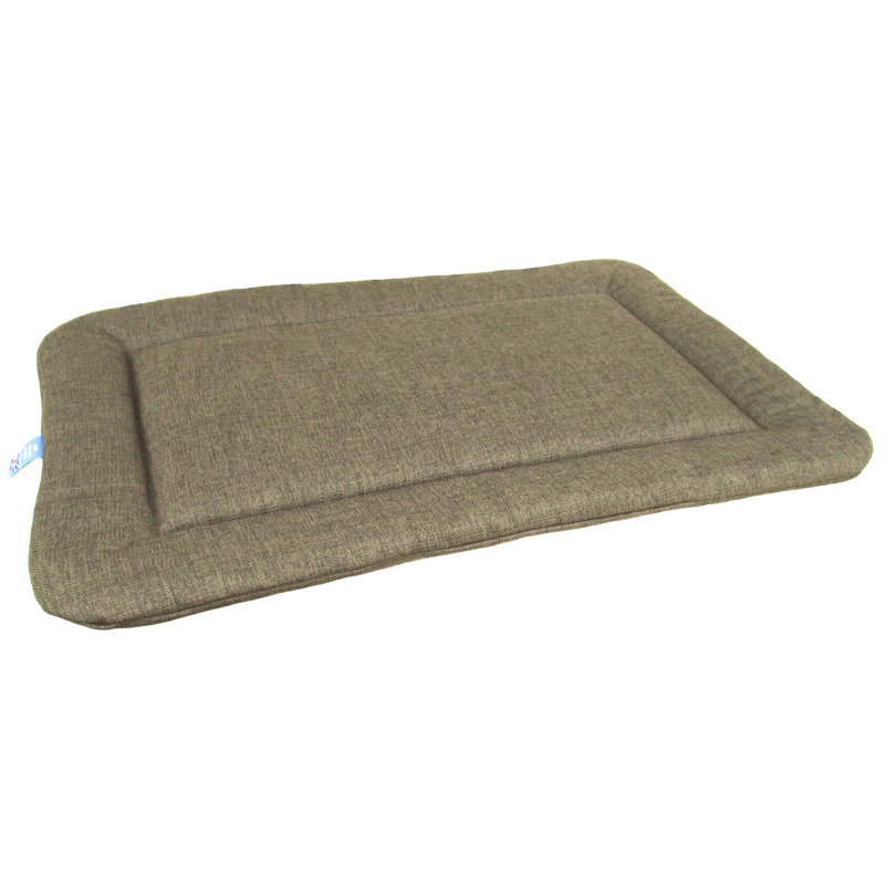 Alex Polyester Pet Bed, Tweed, Large (87cm W x 63cm D x 5cm H)