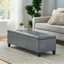 Banc de rangement avec repose-pieds, repose-pieds pour le salon et la chambre à coucher-444736732